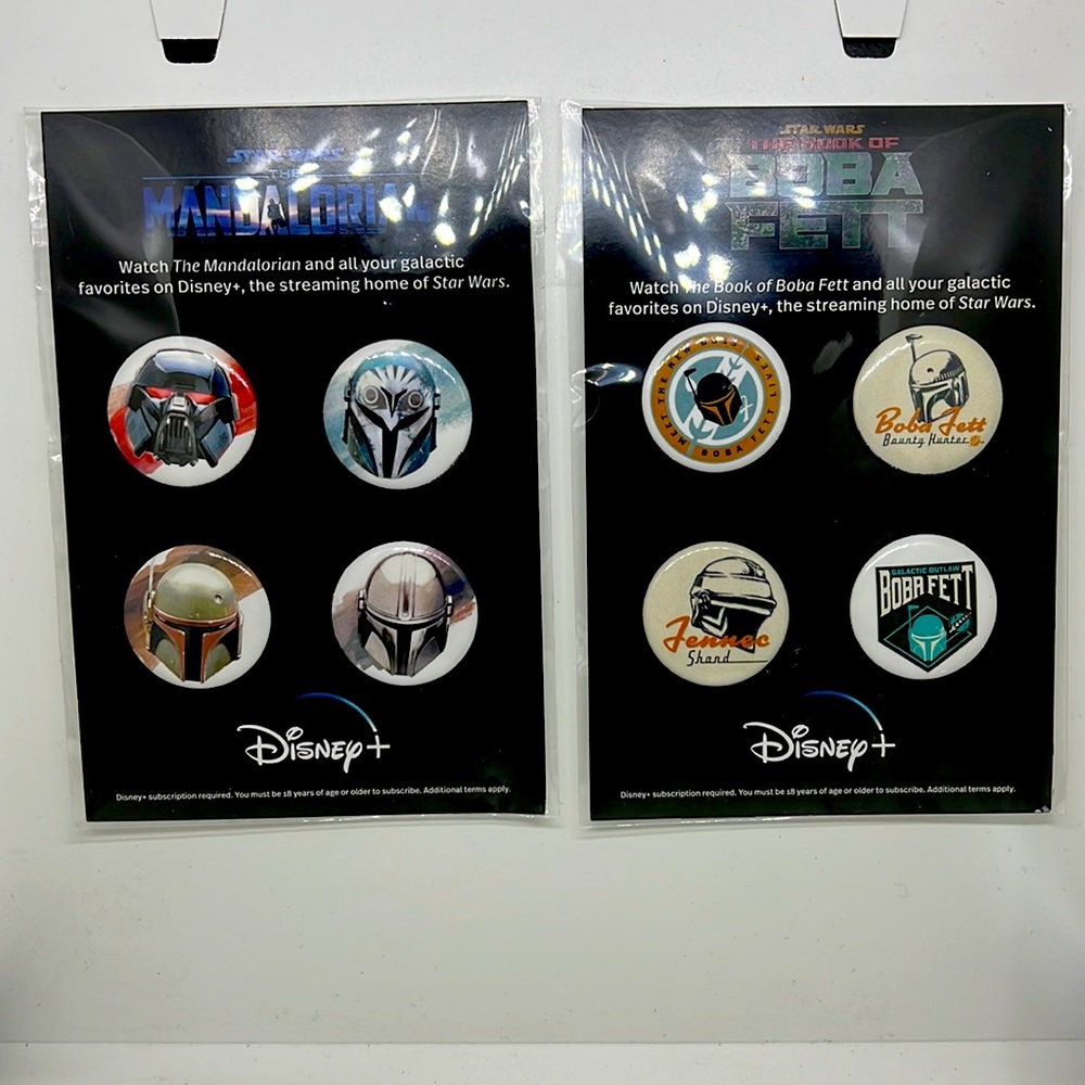 Disney Mandalorian and Book of Boba Fett Pins